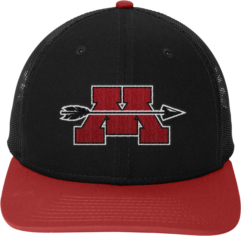 Mercer Arrows New Era Snapback Low Profile Trucker Cap