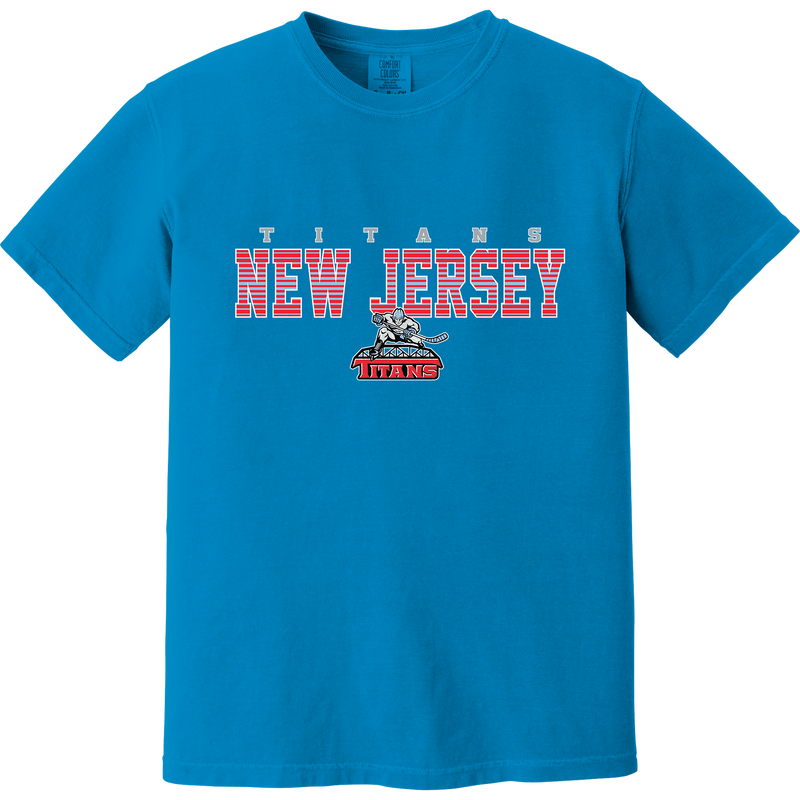 NJ Titans Heavyweight Ring Spun Tee