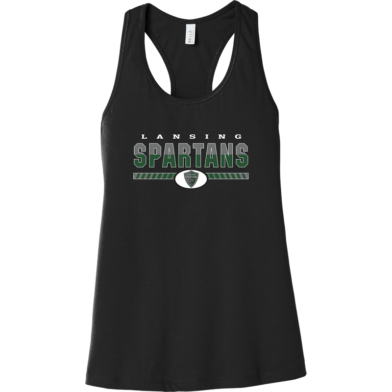 Lansing Spartans Womens Jersey Racerback Tank