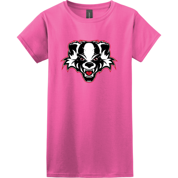 Scary Badgers Softstyle Ladies' T-Shirt