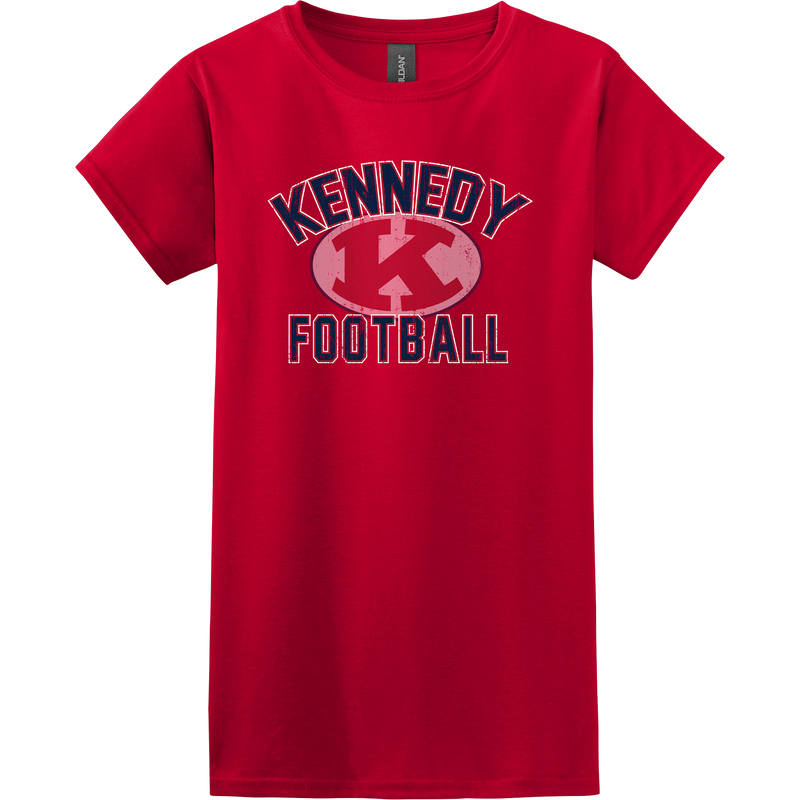 JFK Knights Football Softstyle Ladies' T-Shirt