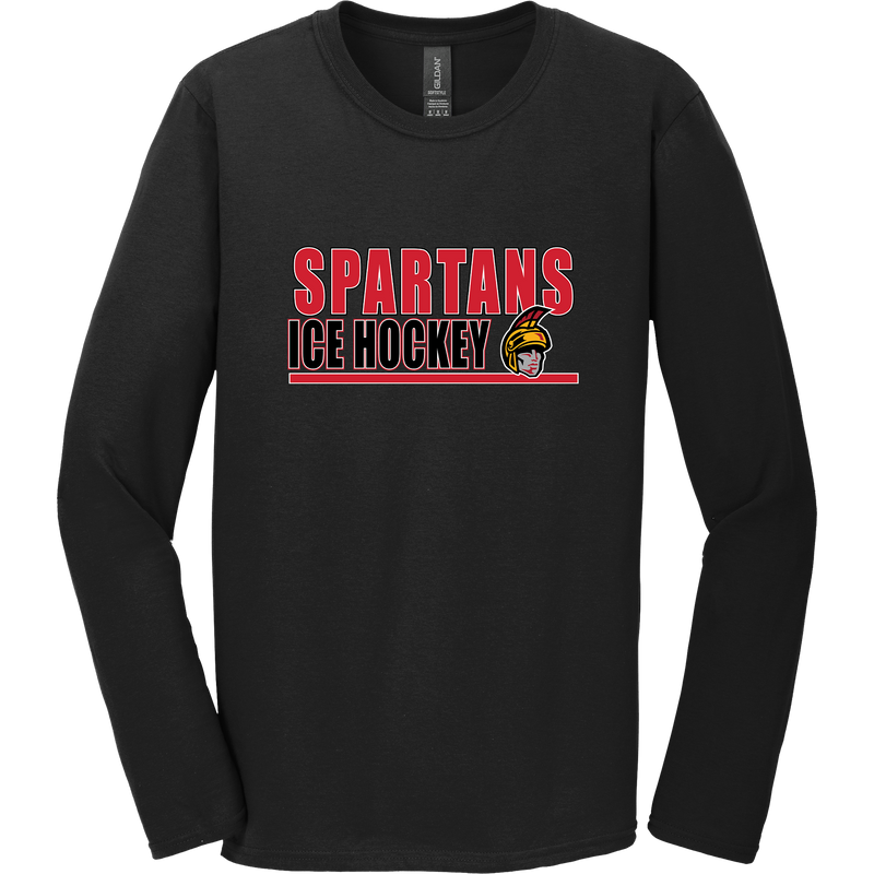 Seacoast Spartans (Ice Hockey) Softstyle Long Sleeve T-Shirt