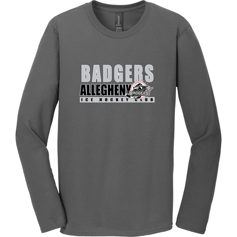 Allegheny Badgers Softstyle Long Sleeve T-Shirt