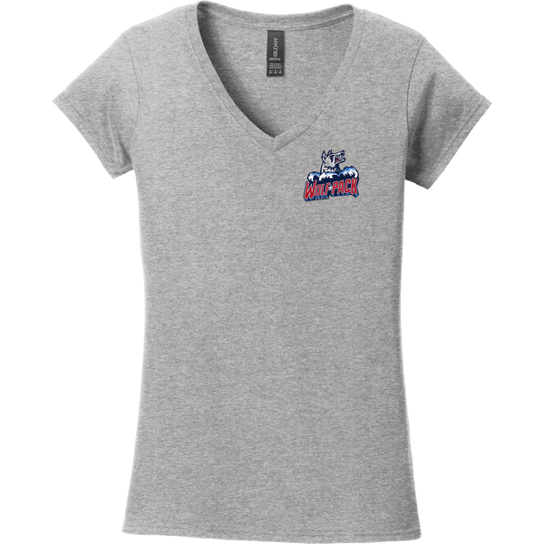 CT Wolfpack South Softstyle Ladies Fit V-Neck T-Shirt