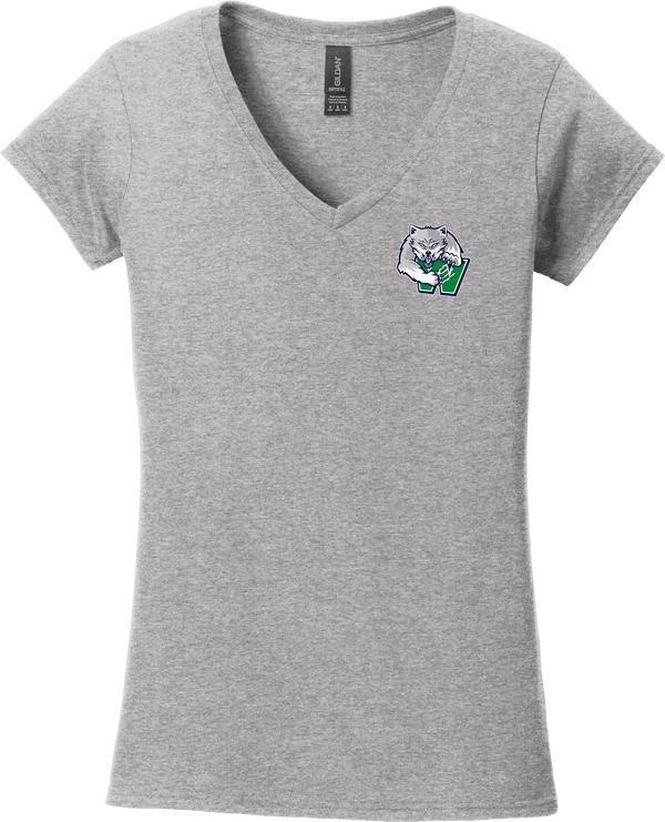 Woodbridge Wolfpack Softstyle Ladies Fit V-Neck T-Shirt