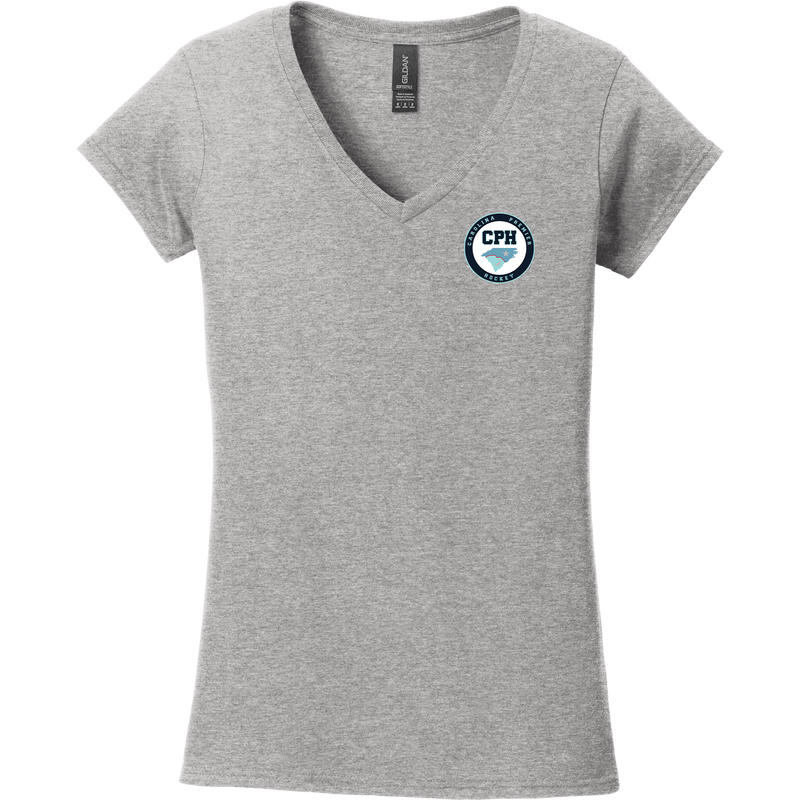 Carolina Premier Hockey Softstyle Ladies Fit V-Neck T-Shirt