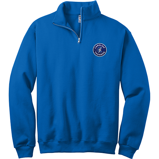 Carolina Thunder NuBlend 1/4-Zip Cadet Collar Sweatshirt