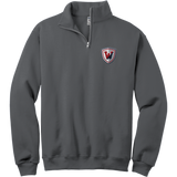 Wall Hockey NuBlend 1/4-Zip Cadet Collar Sweatshirt