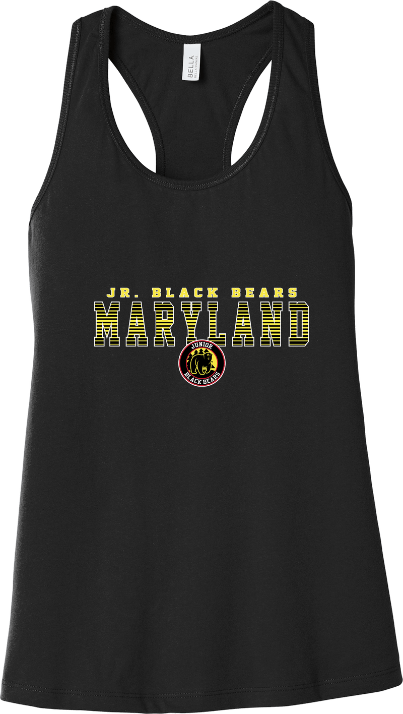 MD Jr. Black Bears Womens Jersey Racerback Tank