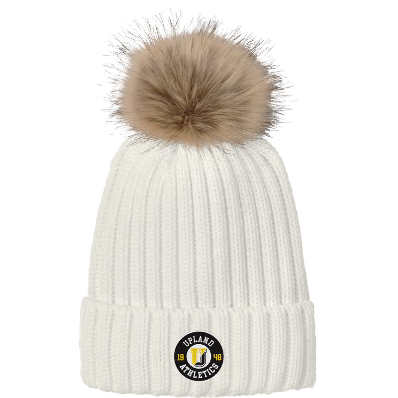 Upland Athletics Faux Fur Pom Beanie