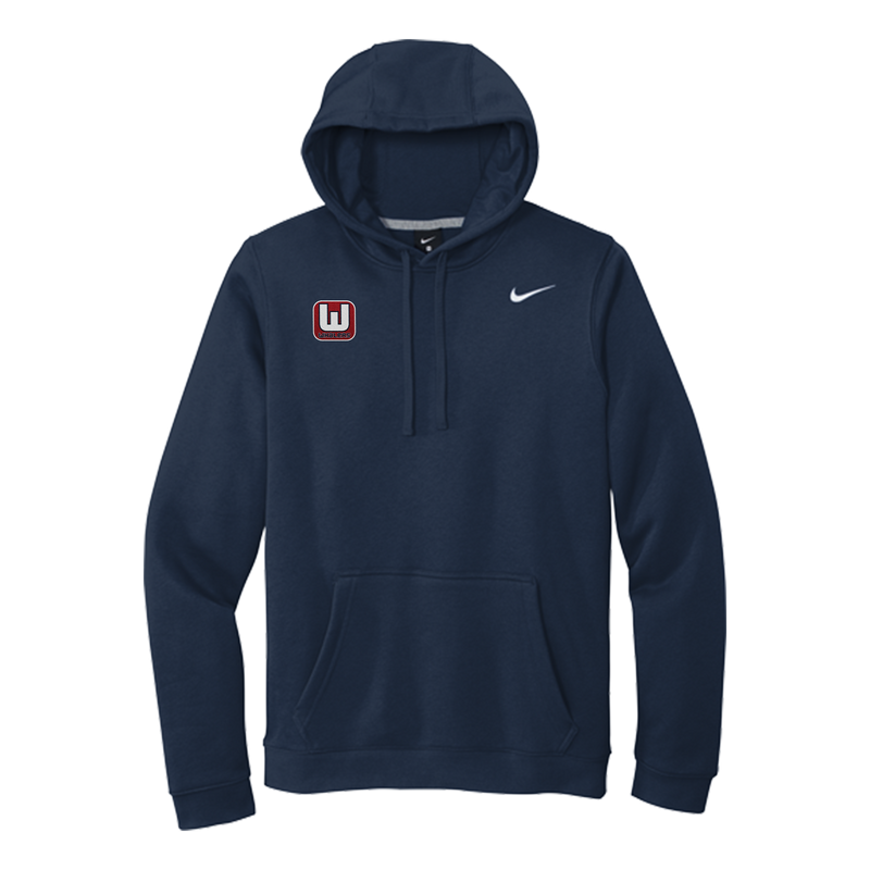 CT Whalers Tier 1 Nike Club Fleece Pullover Hoodie