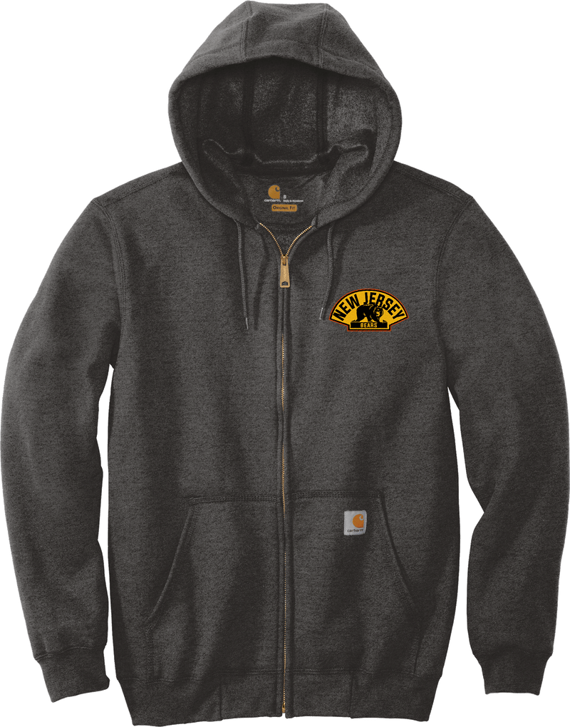 NJ Bears Carhartt Midweight Hooded Zip-Front Sweatshirt