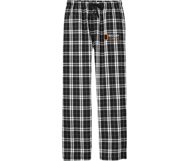 Biggby Coffee Hockey Club Flannel Plaid Pant