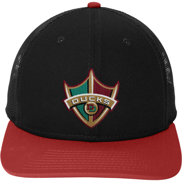 Delaware Ducks New Era Snapback Low Profile Trucker Cap