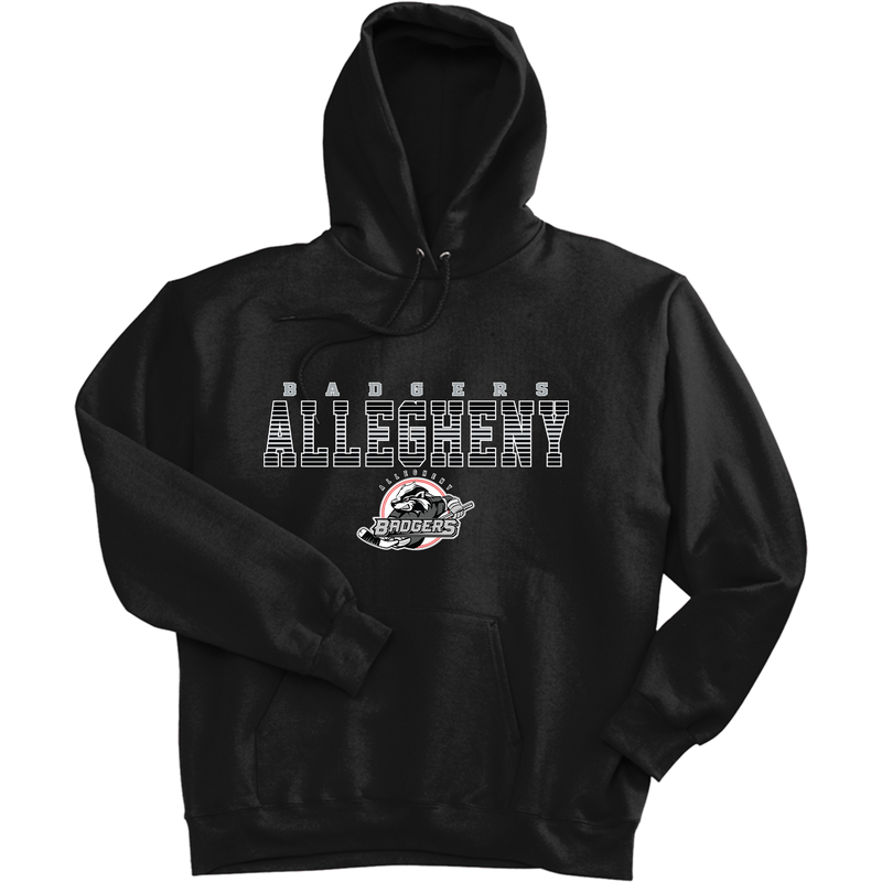 Allegheny Badgers Ultimate Cotton - Pullover Hooded Sweatshirt