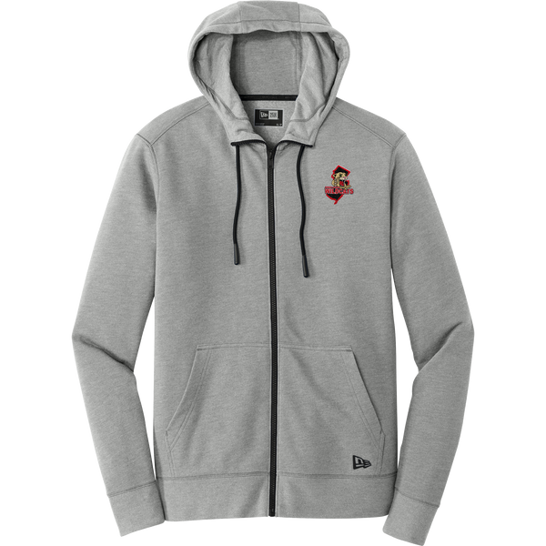 Jersey Shore Wildcats New Era Tri-Blend Fleece Full-Zip Hoodie