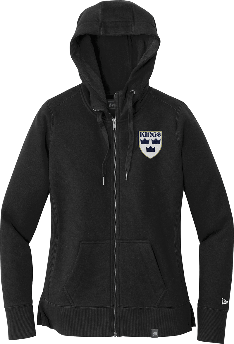 North Jersey Kings New Era Ladies French Terry Full-Zip Hoodie