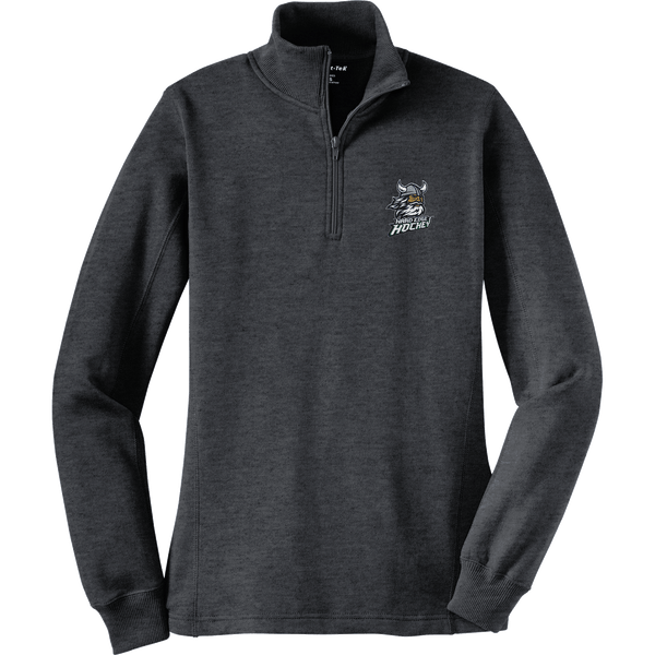 Hard Edge Hockey Ladies 1/4-Zip Sweatshirt