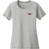 Orange County West Ladies PosiCharge Tri-Blend Wicking Scoop Neck Raglan Tee