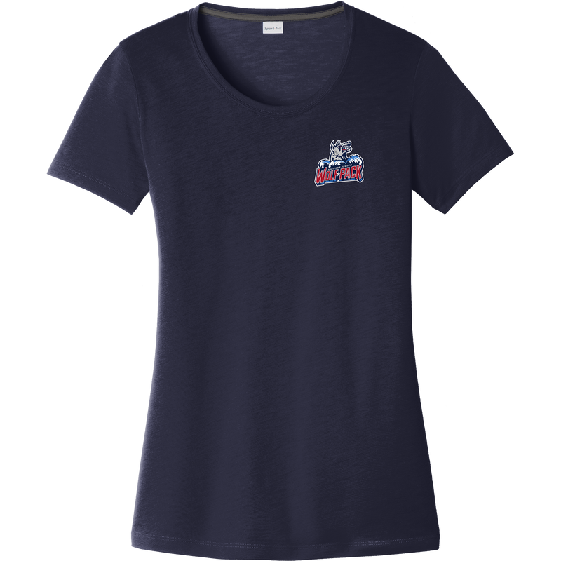 Hartford Jr. Wolfpack Ladies PosiCharge Competitor Cotton Touch Scoop Neck Tee