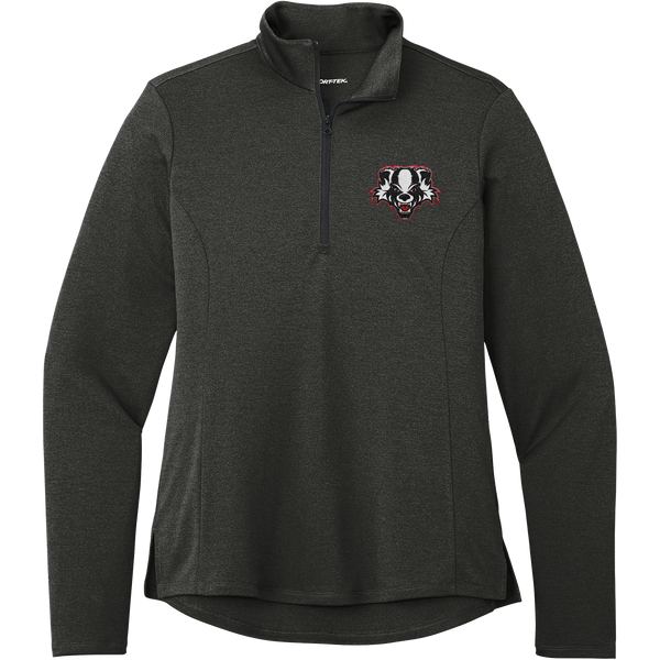 Scary Badgers Ladies Endeavor 1/2-Zip Pullover