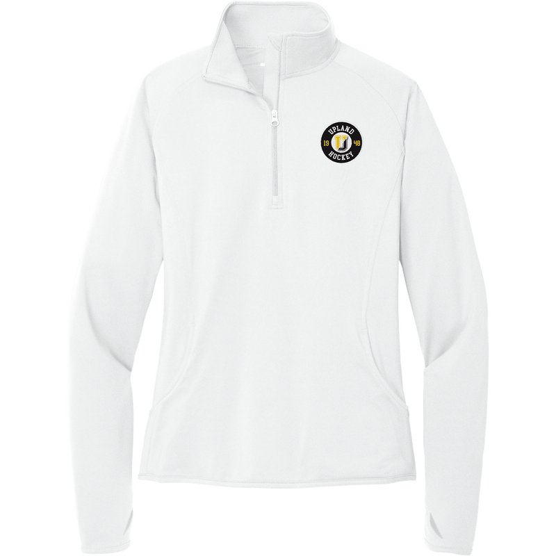 Upland Hockey Ladies Sport-Wick Stretch 1/4-Zip Pullover