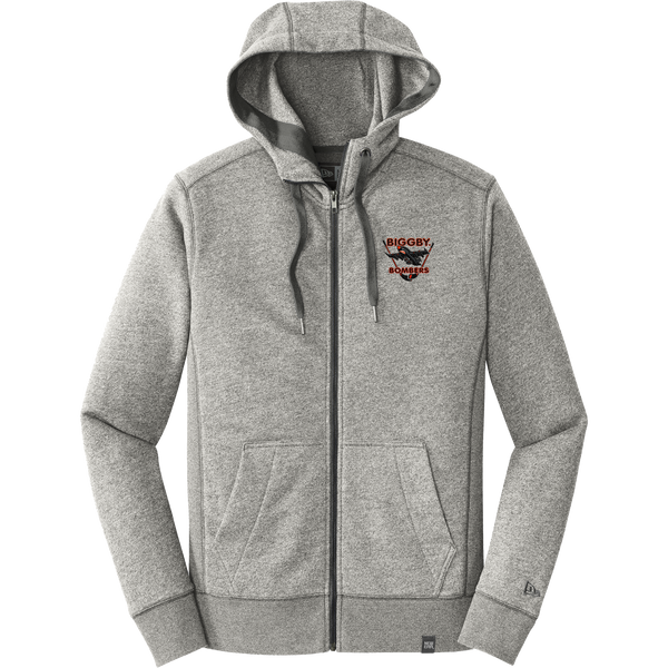 Biggby Bombers New Era French Terry Full-Zip Hoodie