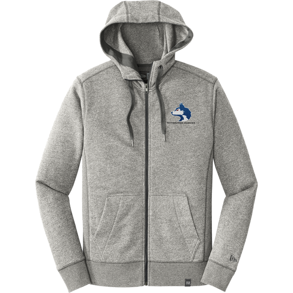 Pittsburgh Huskies New Era French Terry Full-Zip Hoodie