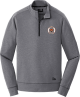 Biggby Bobcats New Era Tri-Blend Fleece 1/4-Zip Pullover