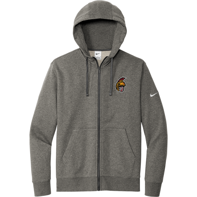 Seacoast Spartans (Ice Hockey) Nike Club Fleece Sleeve Swoosh Full-Zip Hoodie
