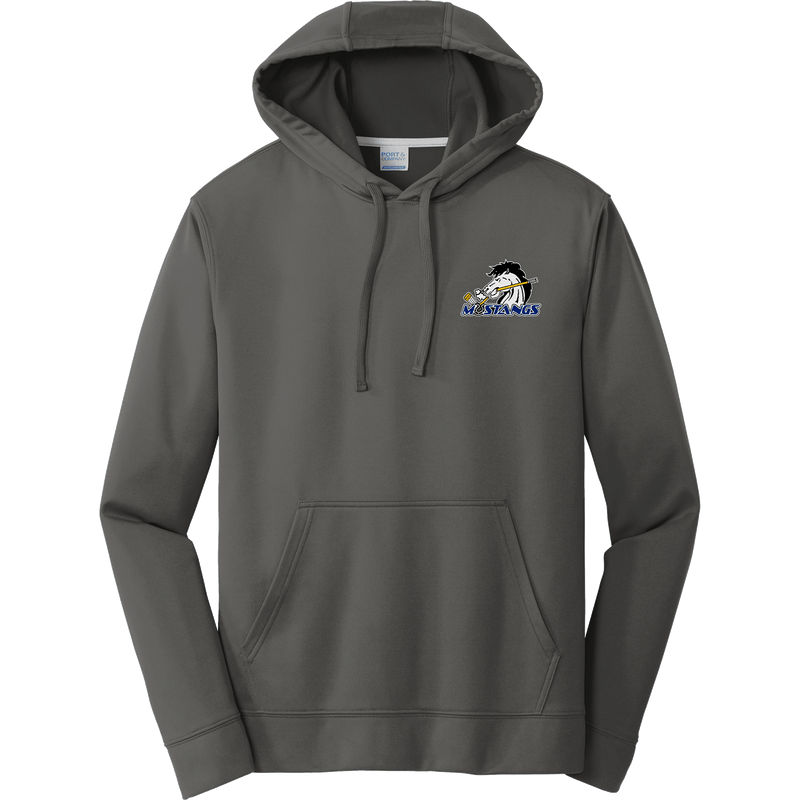 Mid-State Mustangs Performance Fleece Pullover Hooded Sweatshirt