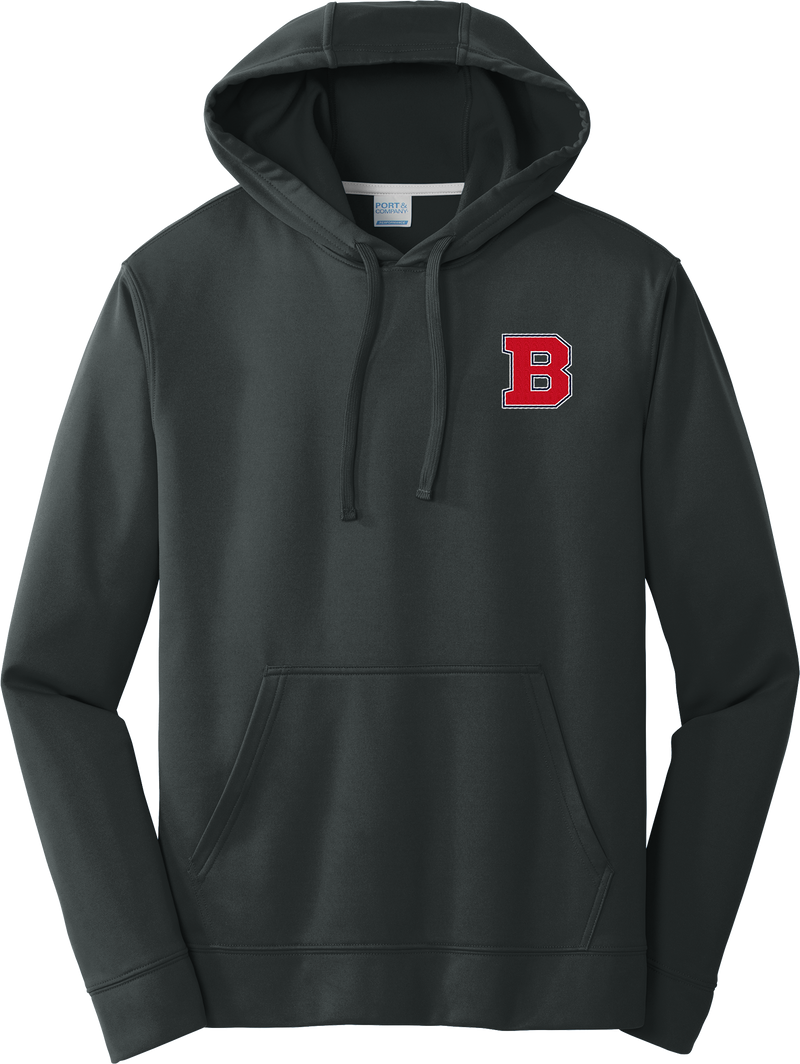 CT Bobcats Performance Fleece Pullover Hooded Sweatshirt