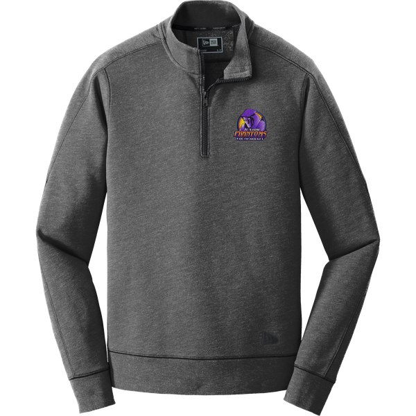 Jr. Phantoms New Era Tri-Blend Fleece 1/4-Zip Pullover