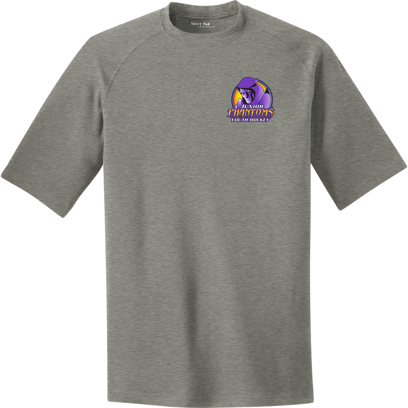 Jr. Phantoms PosiCharge Tri-Blend Wicking Raglan Tee