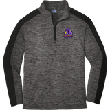 Jr. Phantoms Youth PosiCharge  Electric Heather Colorblock 1/4-Zip Pullover