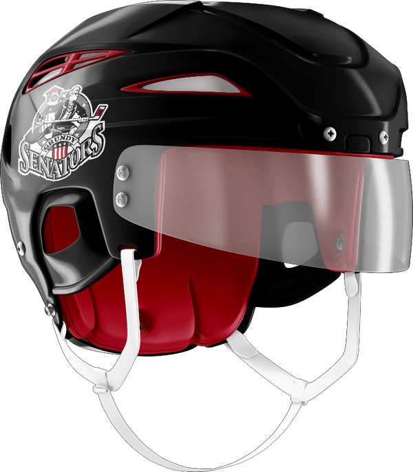 Grundy Senators Helmet Stickers