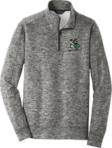 Atlanta Madhatters PosiCharge Electric Heather Fleece 1/4-Zip Pullover