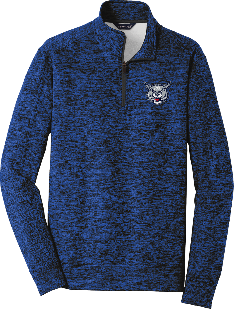 CT Bobcats PosiCharge Electric Heather Fleece 1/4-Zip Pullover