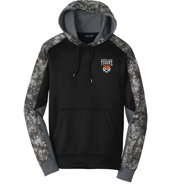 Princeton Jr. Tigers Sport-Wick Mineral Freeze Fleece Colorblock Hooded Pullover