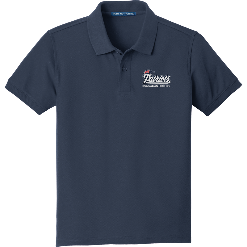 Secaucus Patriots Youth Core Classic Pique Polo