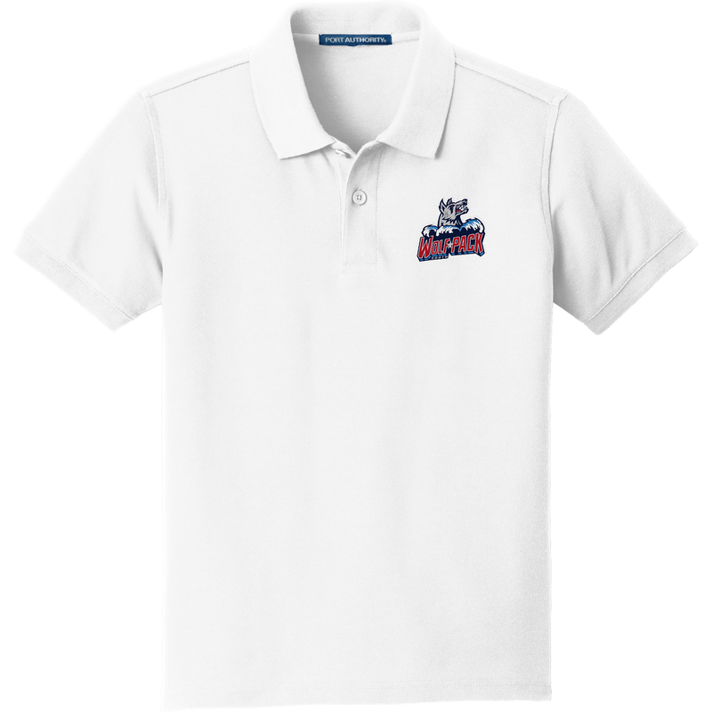 CT Wolfpack South Youth Core Classic Pique Polo