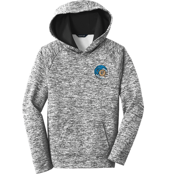 BagelEddi's Youth PosiCharge Electric Heather Fleece Hooded Pullover