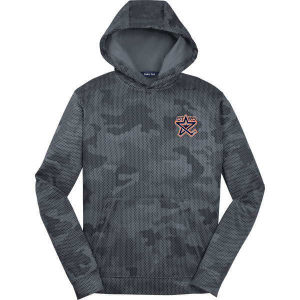 NY Stars Youth Sport-Wick CamoHex Fleece Hooded Pullover