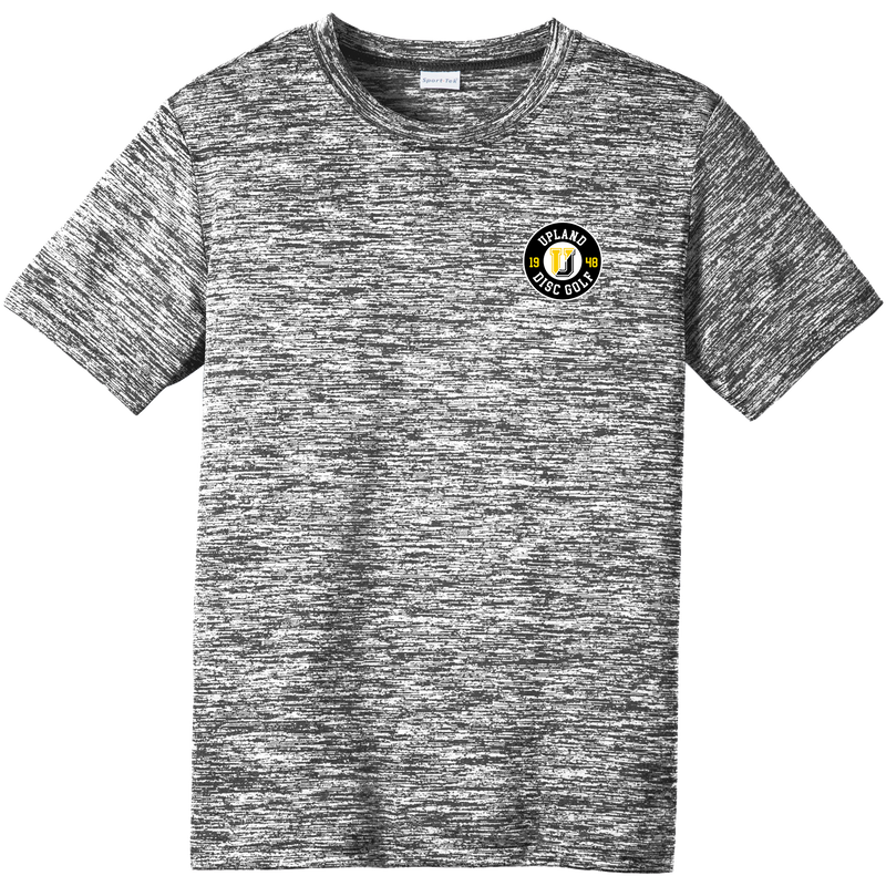 Upland Disc Golf Youth PosiCharge Electric Heather Tee