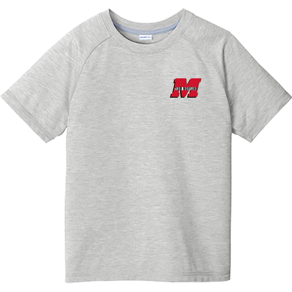 Team Maryland Youth PosiCharge  Tri-Blend Wicking Raglan Tee