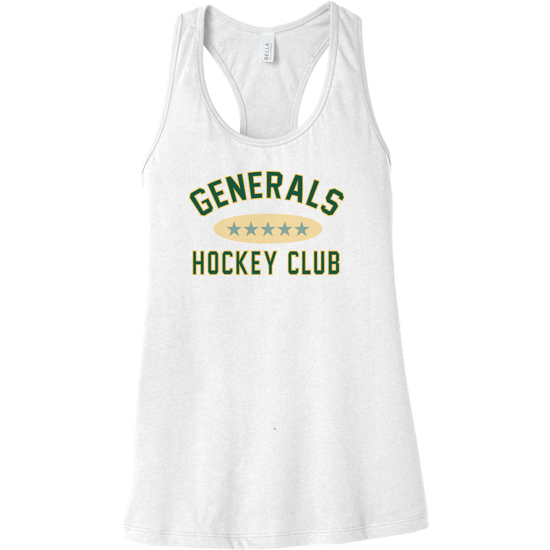 Red Bank Generals Womens Jersey Racerback Tank